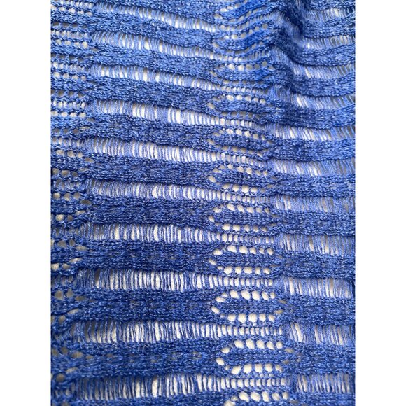 Anthropologie Nie & Zoe Sheer Linen Cardigan Sweater S Cottagecore Y2K Dainty - Picture 5 of 6